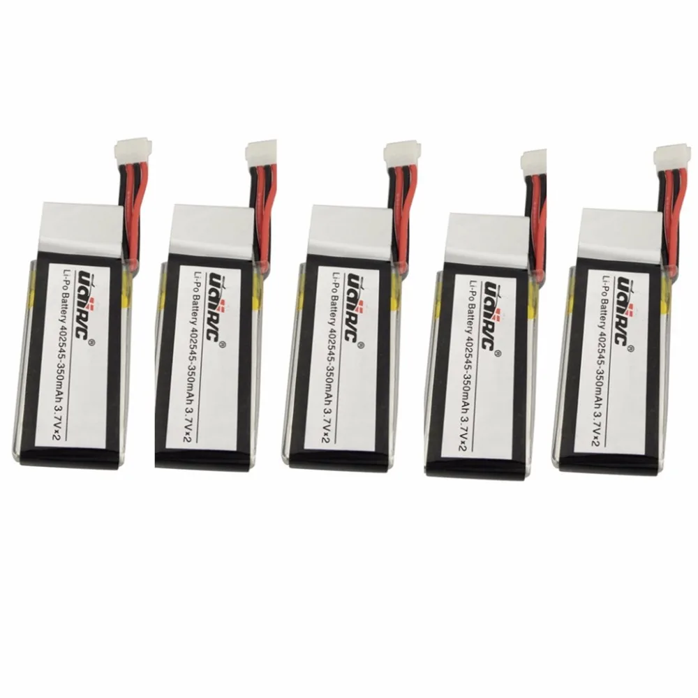 5 шт./лот 3 7 V * 2 350mAh батарея для UDI U919 U945A U845A Wifi RC четырехосный самолет запасные