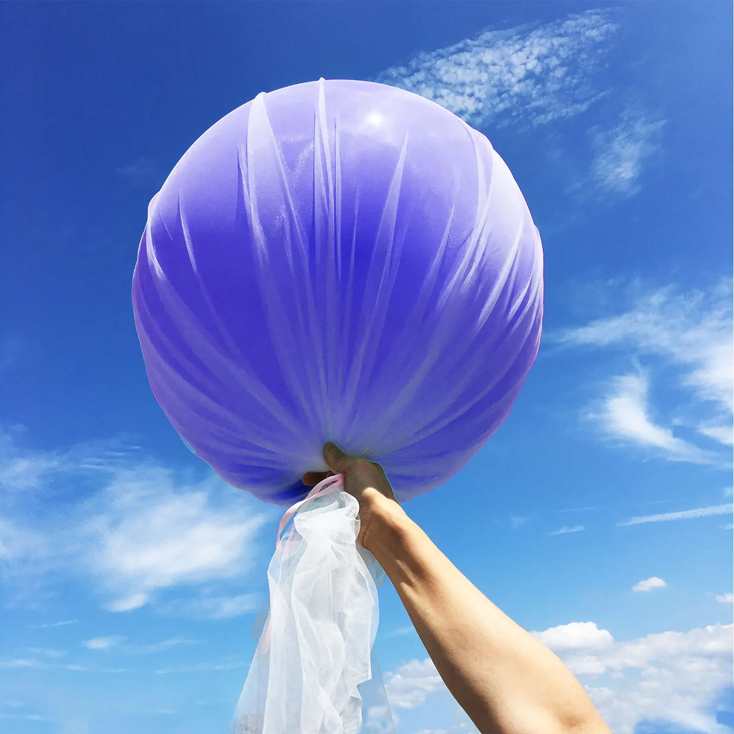 36 дюймовый розовый и белый органза шар для романтическая свадебная церемония