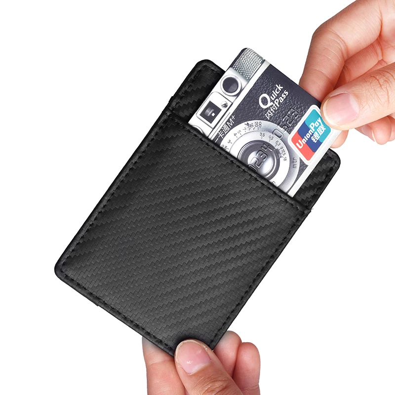 Анти Rfid ID держатель для карт мужчин бизнес кредитный унисекс мужской кошелек из