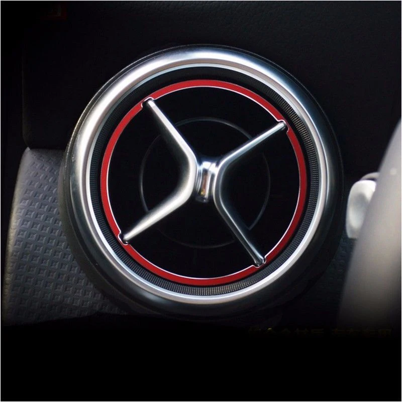 Комплект декоративных кольцевых крышек 5x красные детали для Mercedes/Benz GLA CLA 180 200 220 260