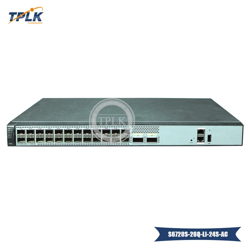 Wholesele Хуа Вэй S6720S-26Q-LI-24S-AC 24 портов 10 GE SFP + 2 порта 40 QSFP порты ethernet гигабитный