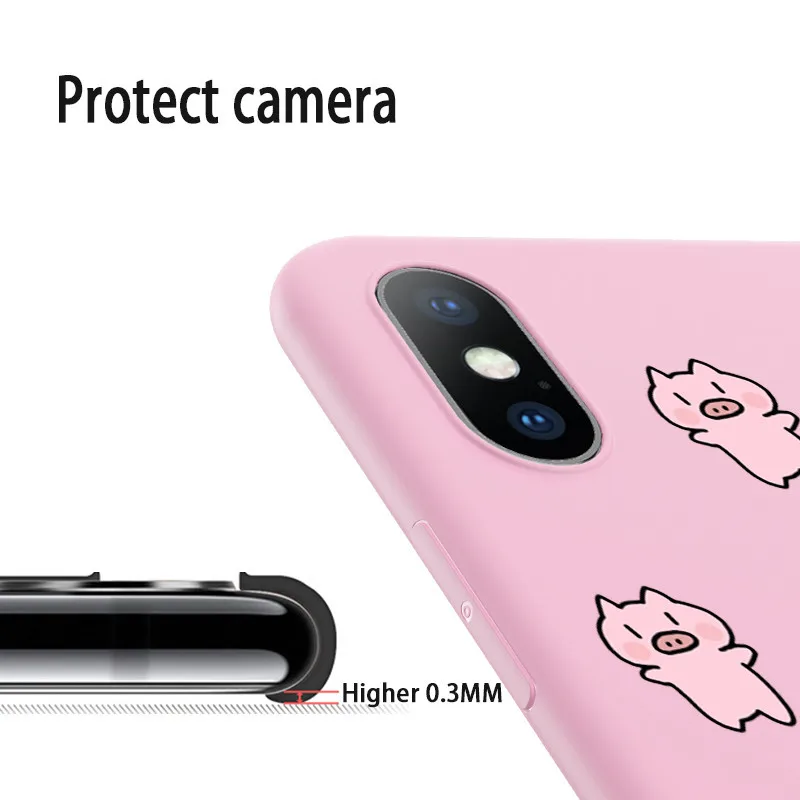 Lovebay простой личности милый 3D Свинья Нос мобильный телефон чехол для iPhone 6 S 7 8 Plus X 5