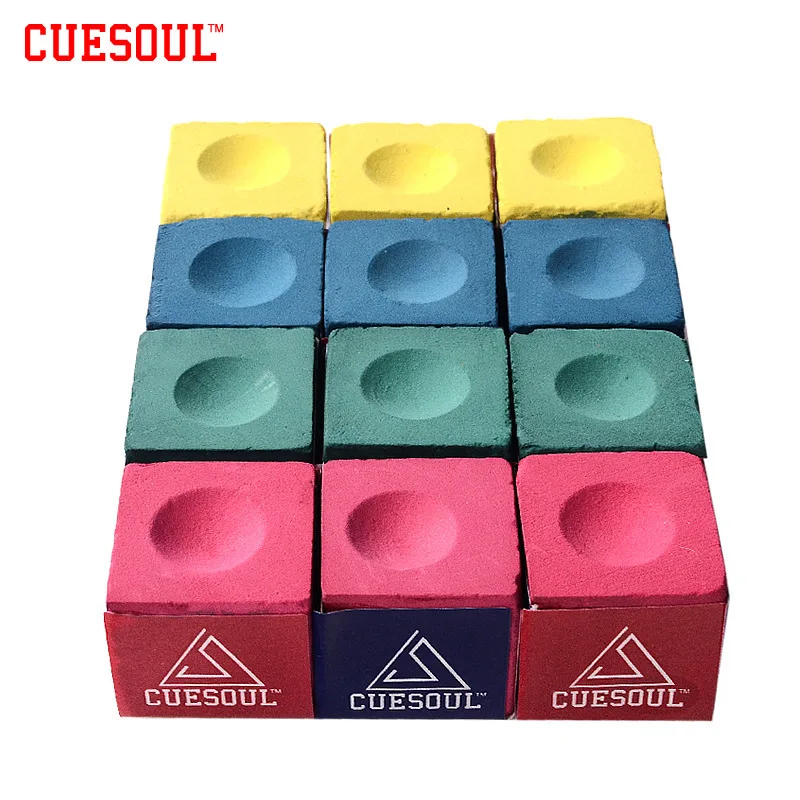 Cuesoul 3 шт./компл. или 2 шт. снукер бильярдный мел для бильярда сухое масло