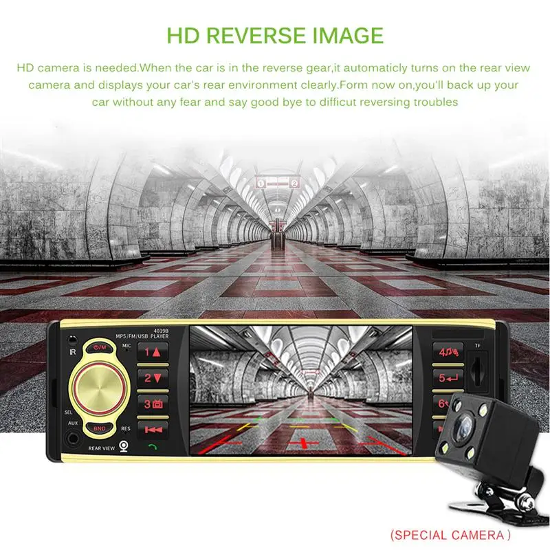 4 1 &quotTFT HD Цифровой Bluetooth MP5 плеер MP4 APE MP3 с USB/SD FM Радио цифровые часы рулевое колесо