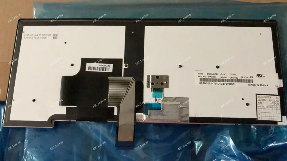 Новый FR Французский клавьер для IBM Lenovo Thinkpad T431S T450 T450S T460 Клавиатура ноутбука