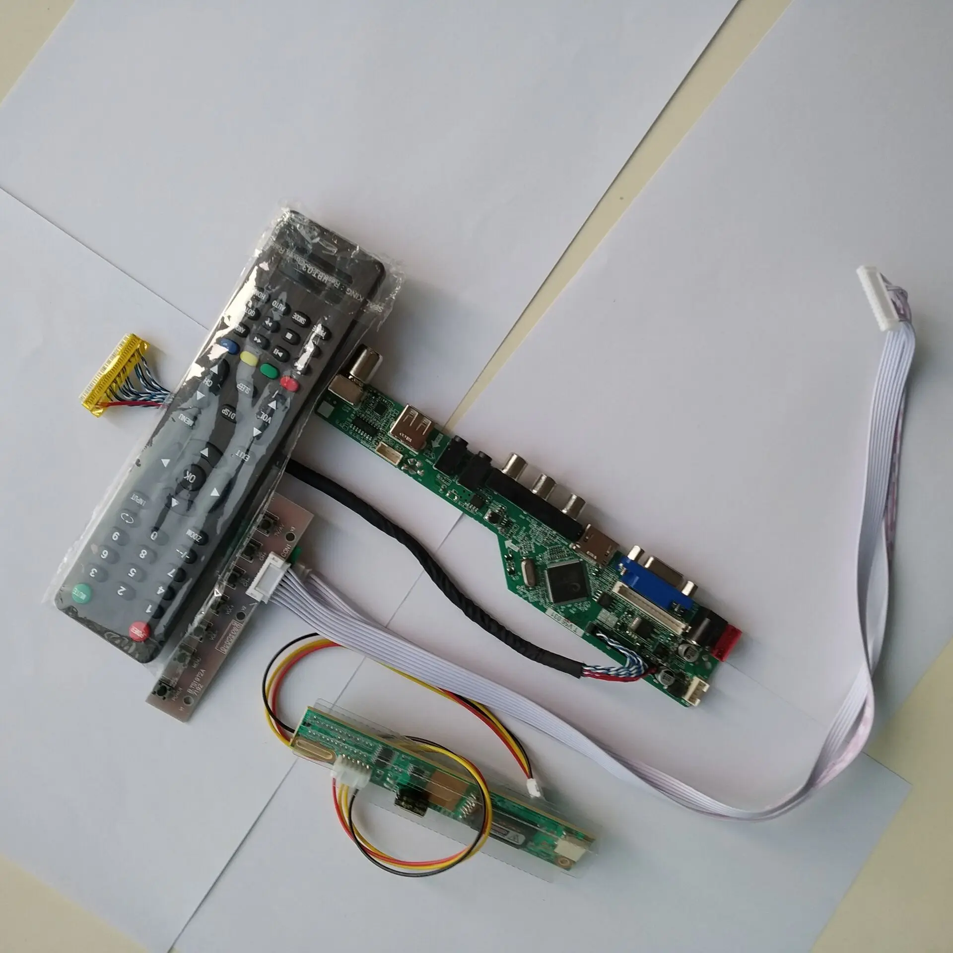 ТВ HDMI AV VGA USB Аудио ЖК-дисплей светодиодный контроллер драйвер плата карта