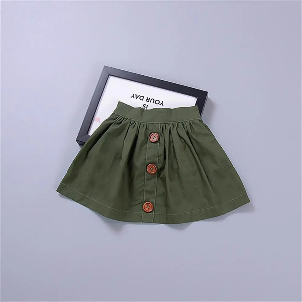 Милая Одежда для девочек белые блузки юбки 2 шт. комплект детской одежды весна с