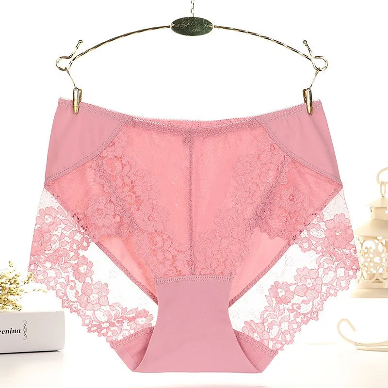 3 шт./партия сексуальные трусики летние полностью закрытые кружевные трусы с