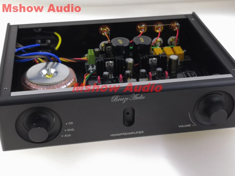 Предварительный усилитель HIFI FET с 3-полосным входом сигнала выберите класс A Ref
