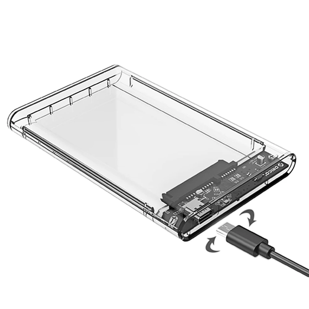 ORICO 2139C3 Тип C жесткий диск UASP 2 5 дюймов прозрачный USB3.1 Поддержка протокола