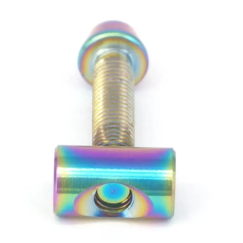 M5x25mm Радуга GR5 титановые болты с корпус гайка для велосипедного сиденья|Винты| |