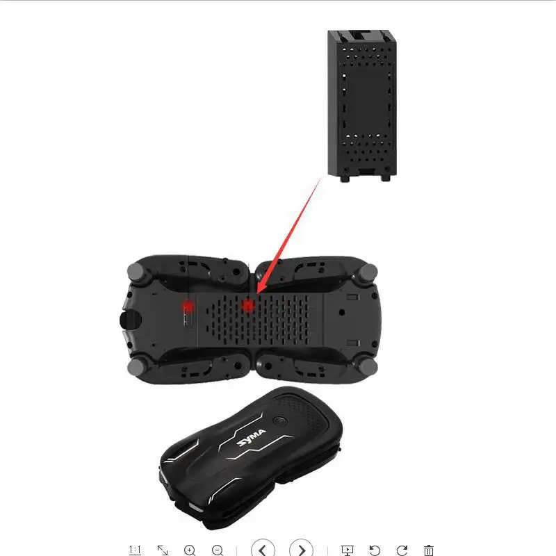 Большой аккумулятор LeadingStar RC Quadcopter запасные части аксессуары 3 7 В 500 мАч для SYMA