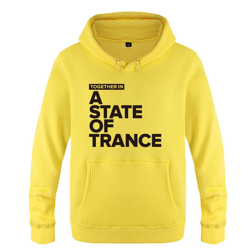 Мужские флисовые толстовки с капюшоном Together In A State of Trance-Armin Van Buuren 2018 | Мужская