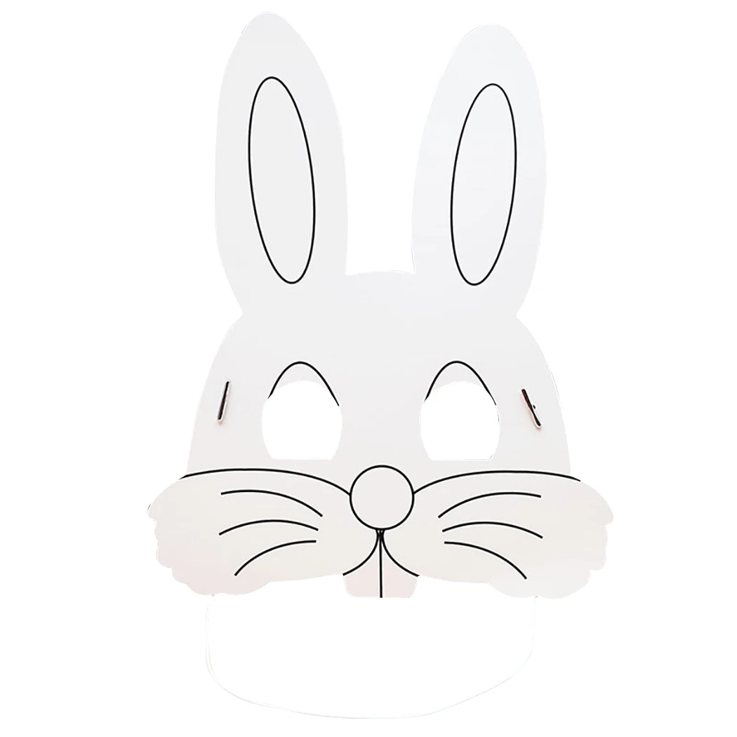 16 шт. маска с рисунками животных DIY Цвет для детского сада дошкольные