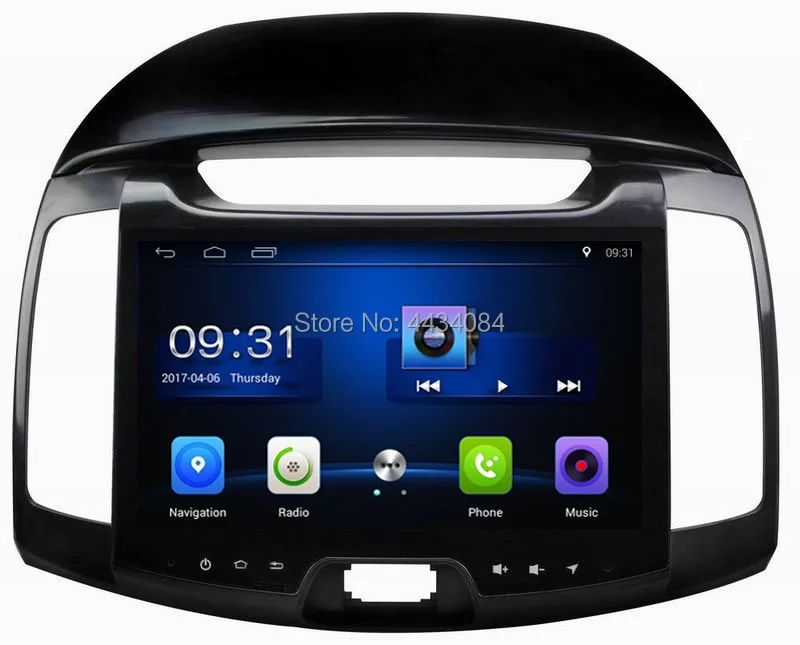 Автомобильный gps аудио навигатор Ouchuangbo для Hyundai Elantra 2011 2016 поддержка USB bluetooth Wi Fi SWC