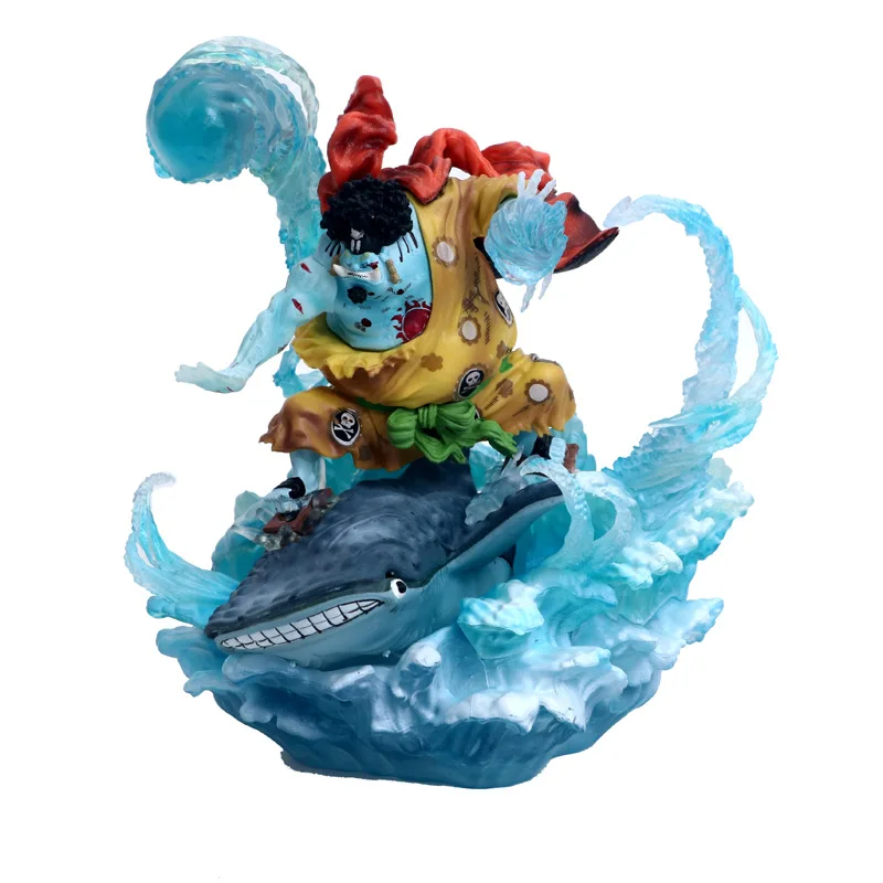 21 см One Piece ущерб от войны Джинбей ПВХ Фигурки игрушки одна деталь обувь для