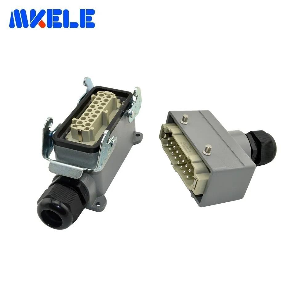 MK HE 016 4 пластиковый винт промышленный сверхмощный 400 вольт проводной разъем Harting