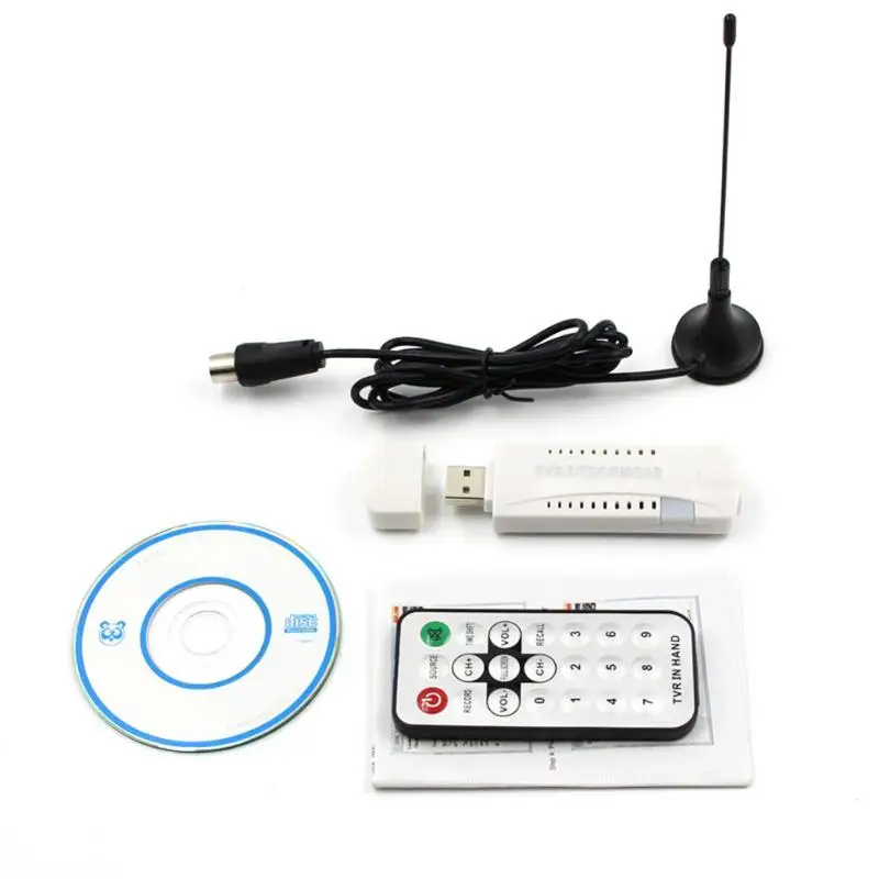 Новый цифровой USB HDTV тюнер FM + DAB DVB T T2 компьютерный терминал ТВ сигнала адаптер