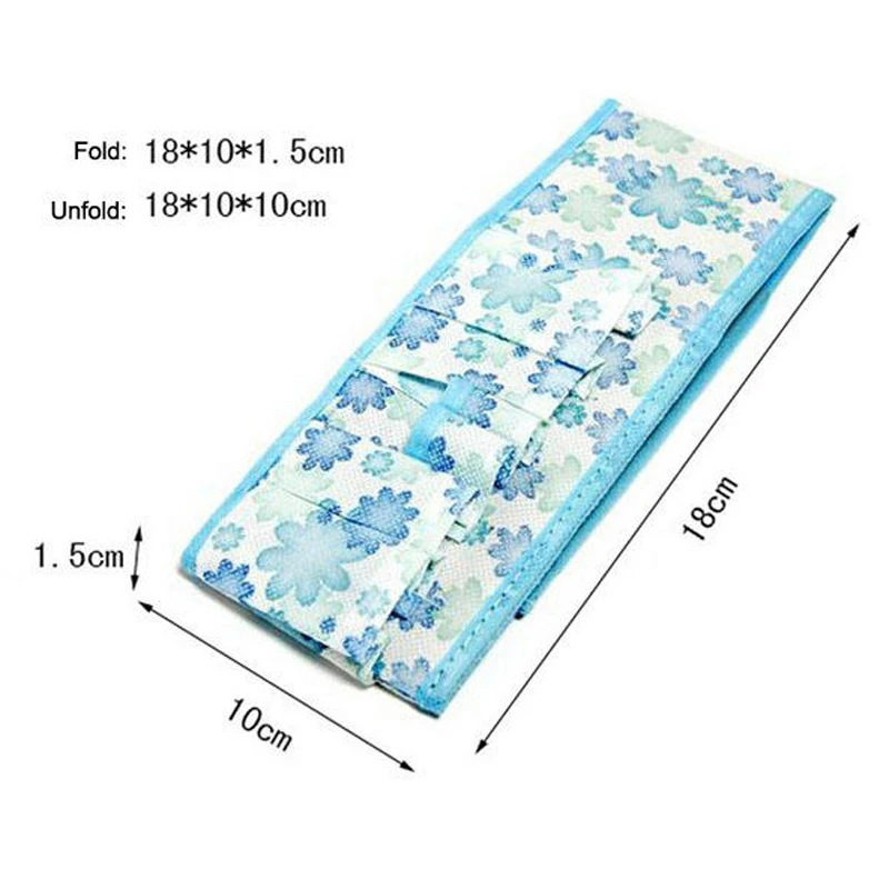 Многофункциональный складной настольный органайзер для косметики из нетканого