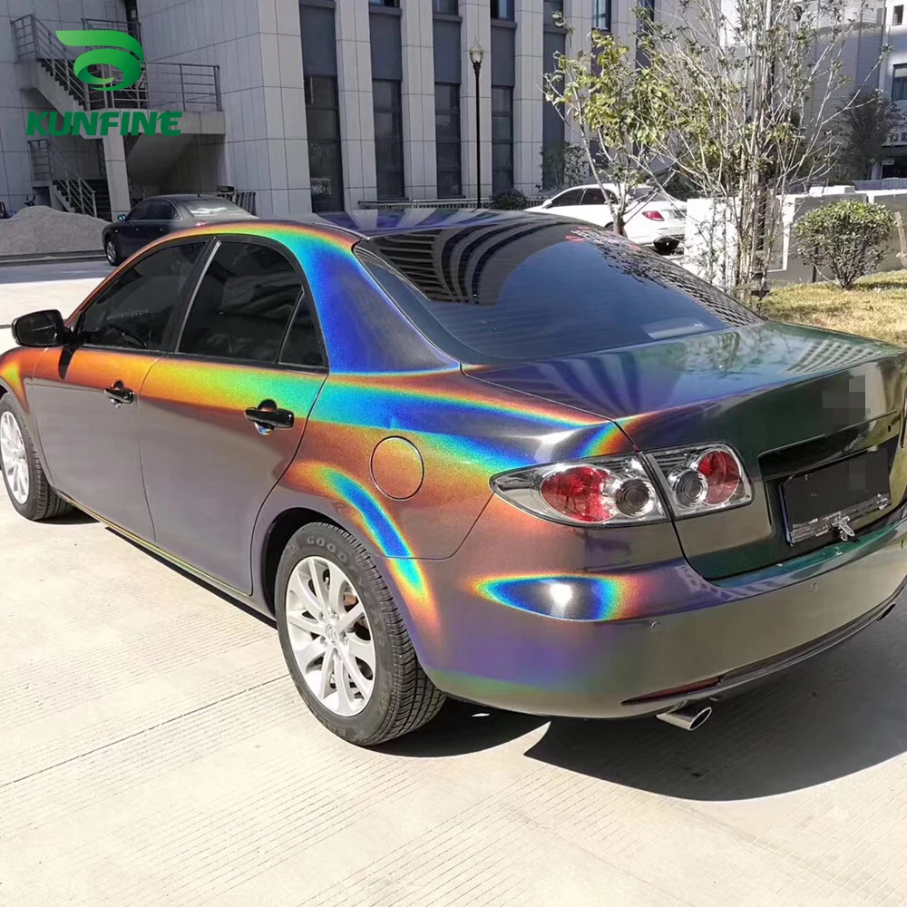 Стайлинг автомобиля великолепная серая Автомобильная виниловая пленка наклейка