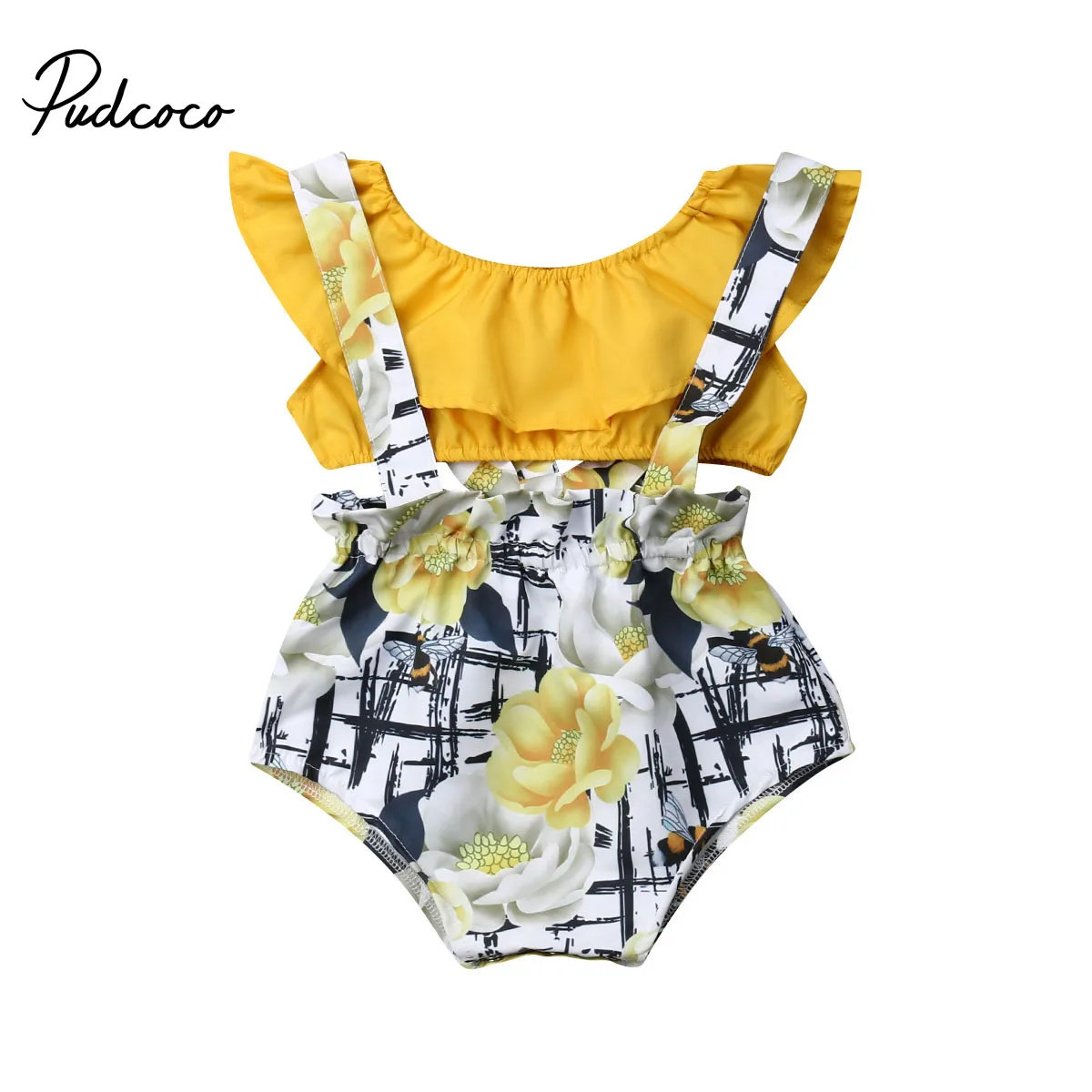 Pudcoco 2019 для детей ясельного возраста детская одежда новорожденных девочек С