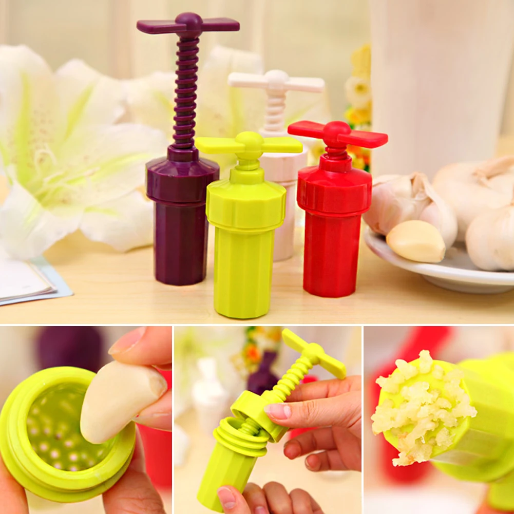Практичный чеснокодавилка Чеснок Пресс дробилка er винтовой выжималка