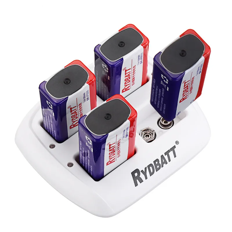 RYDBATT 4 слота 9 В Lipo зарядное устройство с шт. в 500 мАч батарея RC Дрон модели|Детали и