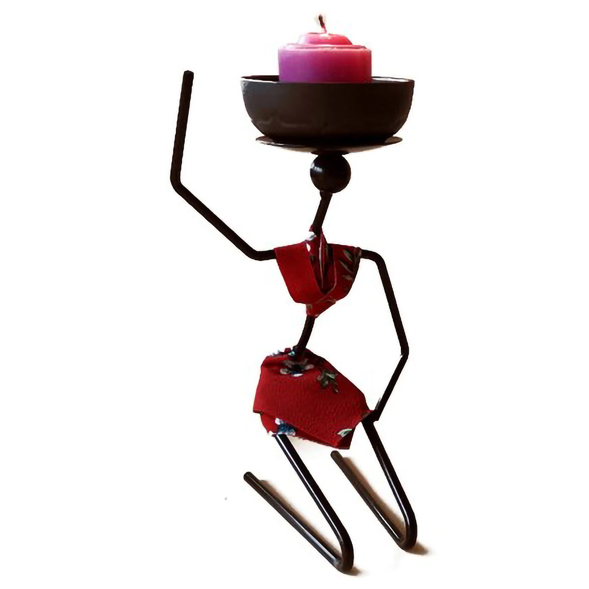 Украшение Железный художественный подсвечник Африканская женщина Специальные