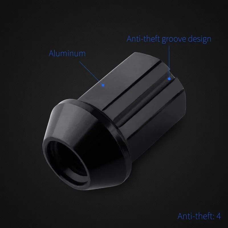 Алюминиевые гайки для колес SPEEDWOW M12X1.5 с блокировкой расширенный тюнер шипы