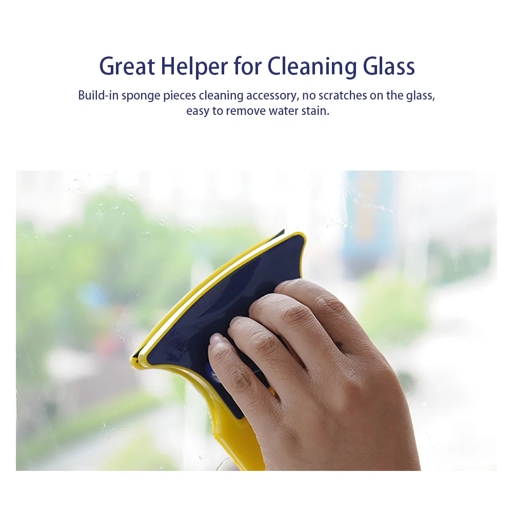 New Double Sided Magnetic Window Glass Cleaner Magnets Brush Home Wizard Wiper Surface Cleaning Tools | Дом и сад