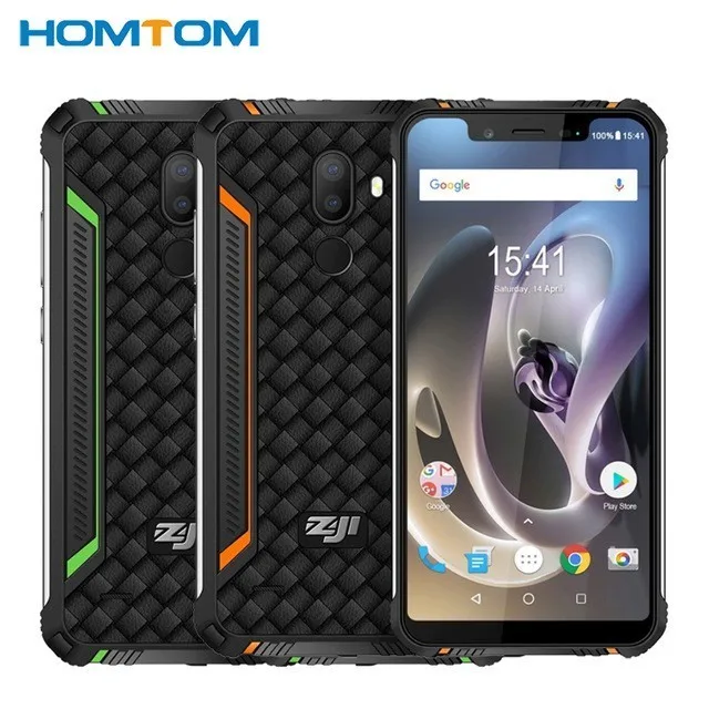 HOMTOM ZOJI Z33 4600mAh 3GB 32GB IP68 Waterproof phone 5.85inch HD+ 19:9 Smartphone Android 8.1 MTK6739 Face ID 4G Mobile Phone | Мобильные