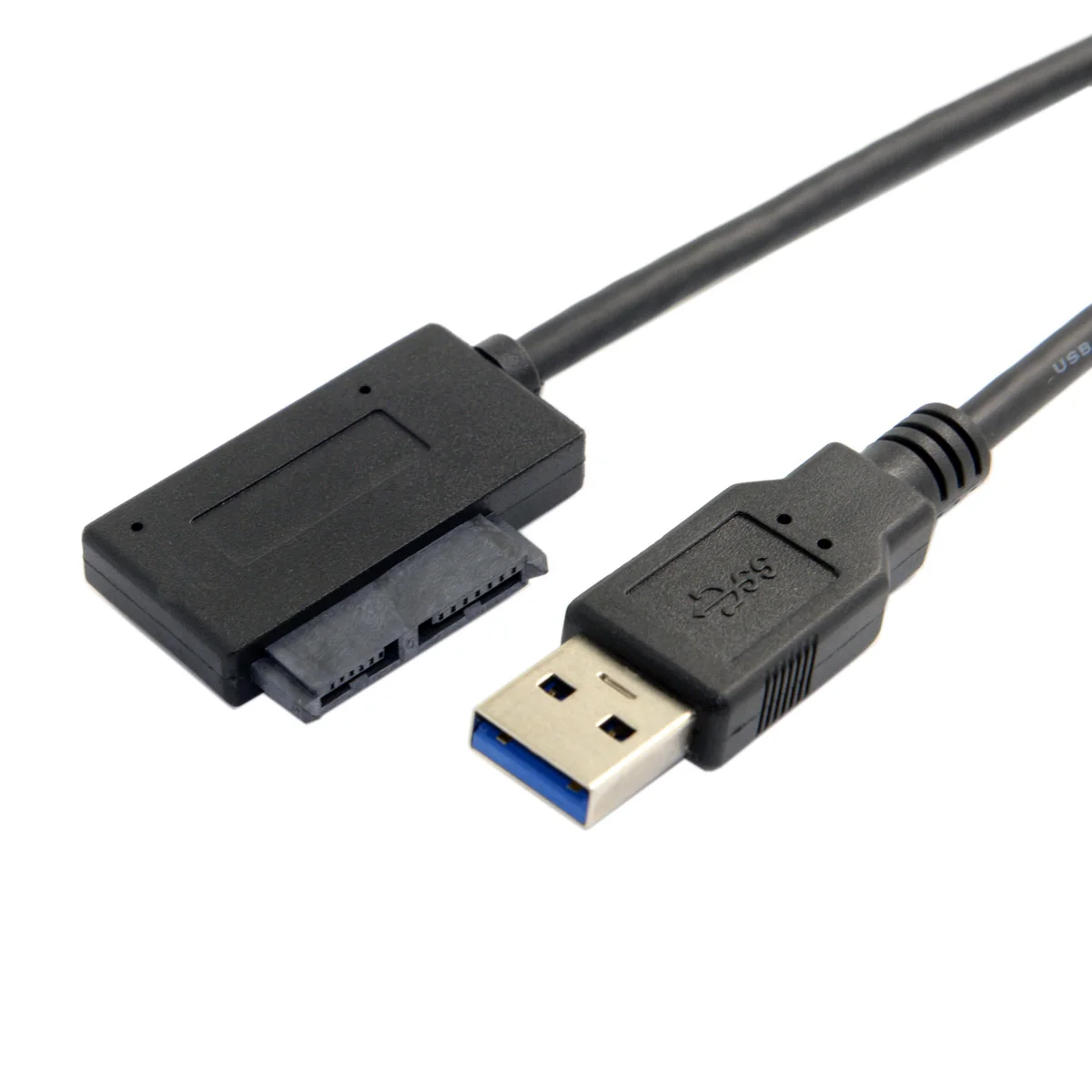 Zihan 6 + 7 13pin slim Sata адаптер к USB 3 0 кабель для ноутбука Cd DVD Rom Оптический привод|Кабели