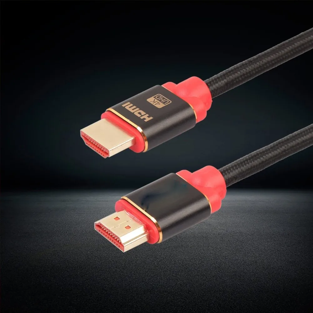Многоцелевой Плетеный UHD HDMI кабель 2 0 к 4 К адаптер для проектора ТВ компьютер с