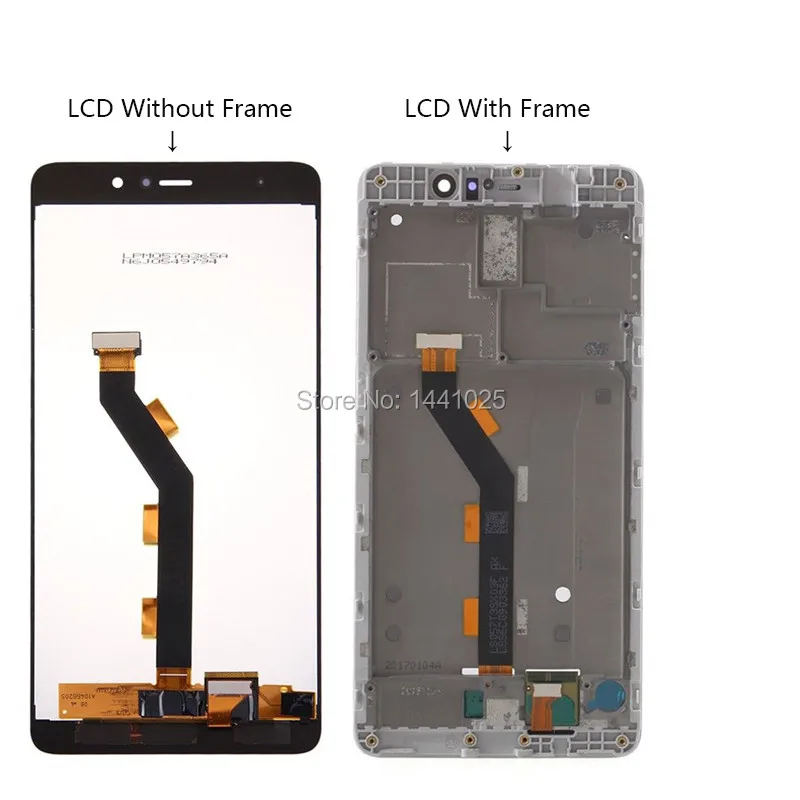 Качественный ЖК-дисплей AAA + рамка IPS для Xiaomi 5S plus сенсорный ЖК-экран 5 7 дюйма mi