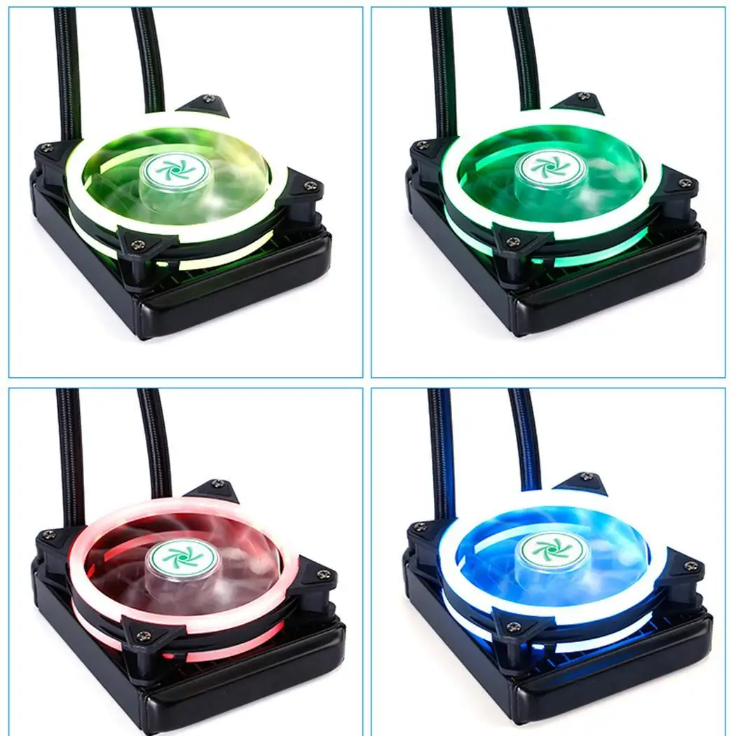 Integrated Water Cooling CPU Radiator Full Platform General Black 1.180 kg | Компьютеры и офис
