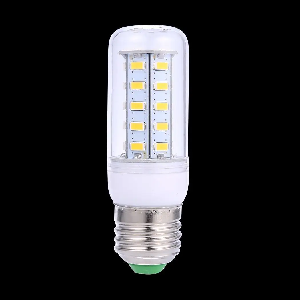 AC 220V Высокая мощность LED Кукуруза 360 E27 E14 свет 600lm лампы дома 25000 часов теплый белый