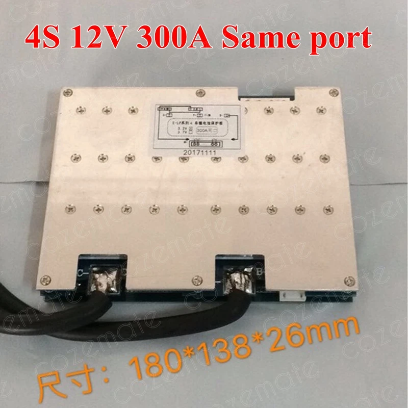 12 8 v Lifepo4 4S 300A BMS 14 6 V батарея с высоким током разрядки для инвертора 3000w 12v мощность