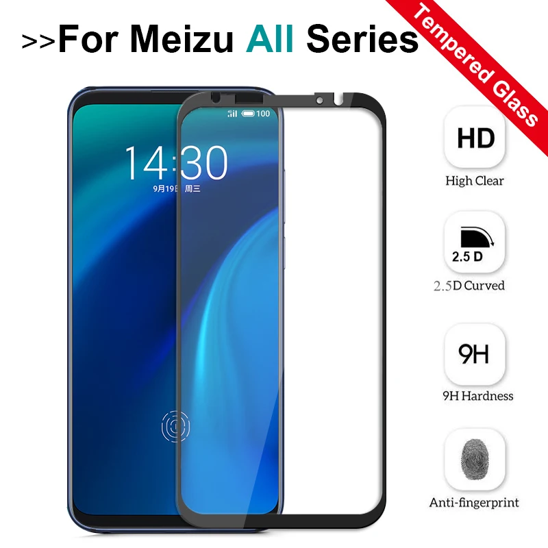 Закаленное стекло для meizu 16th защитная пленка экрана m5s m3 m5 m6 note 16 th plus M 6 5 3