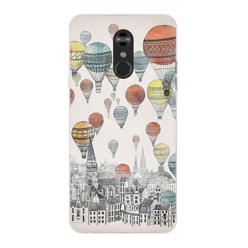 for LG Q Stylo 4 Case Silicon Joy crown cartoon Painting Soft TPU Back Cover 2018 protect Phone cases |