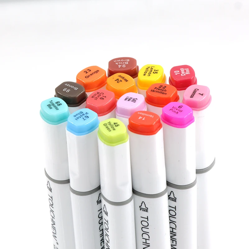 TOUCHNEW Copic Знаки 30/40/60/80 Цвета набор ручек профессии арт маркер для художника манга