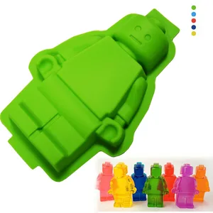 1 шт. силиконовая форма для мастики, супер большая форма для торта в виде робота, инструменты украшения из сахара, 30x19, 5x, 5 см, для кухни, для шоколада