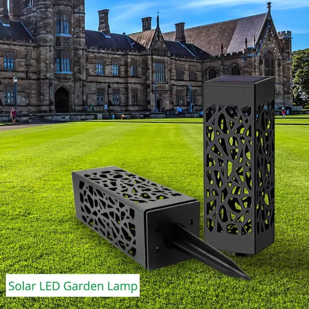 Открытый полый светодиодный светильник на солнечных батареях лампы фонари