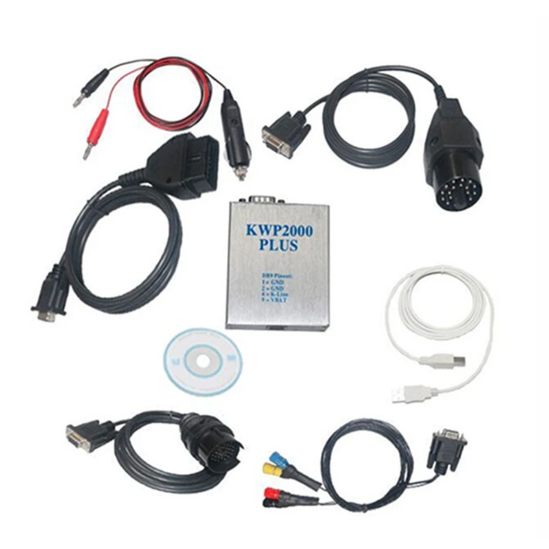 Kwp2000 + Ecu Plus Flasher Чип тюнинг Obd2 автомобильный программирование Сканнер для