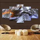 Игровой плакат, 5 панелей, картина Темные души III воин, Современный домашний декор, настенное искусство, Модульная картина, первоклассная Картина на холсте