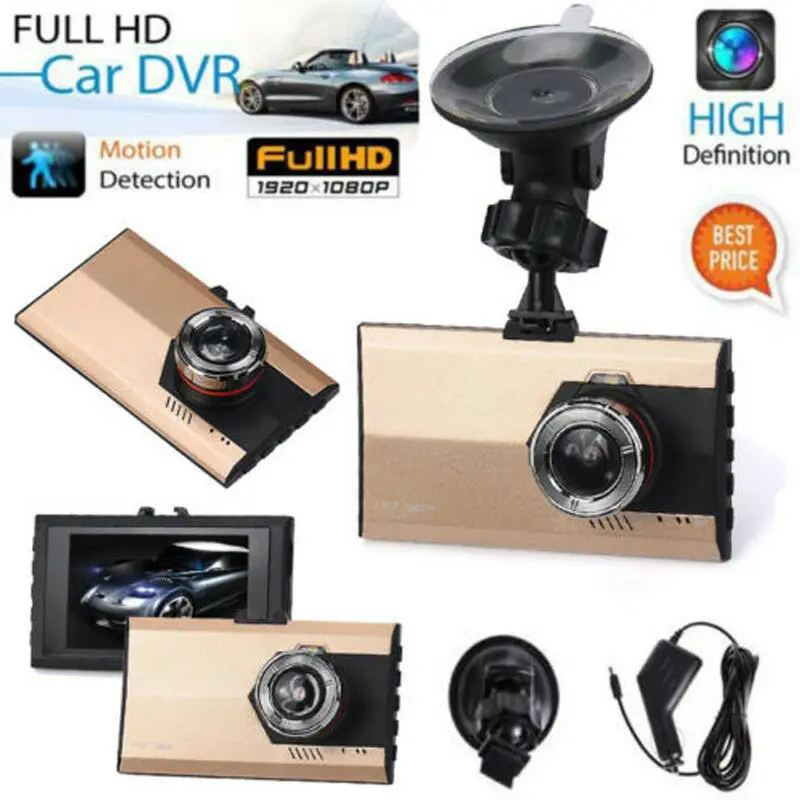 1080P 3 &quotАвтомобильная приборная панель DVR камера видео рекордер Dash Cam g