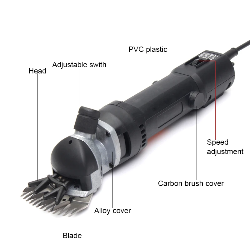 690W 110V 240V электрическая для стрижки овец машинка ножницы резак устройство козы