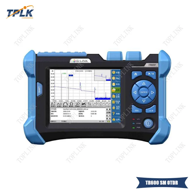 2020 Новый тестер оптического волокна PON OTDR TR600 SV30A 32/30/28dB 1310/1490 нм SM VFL с функцией
