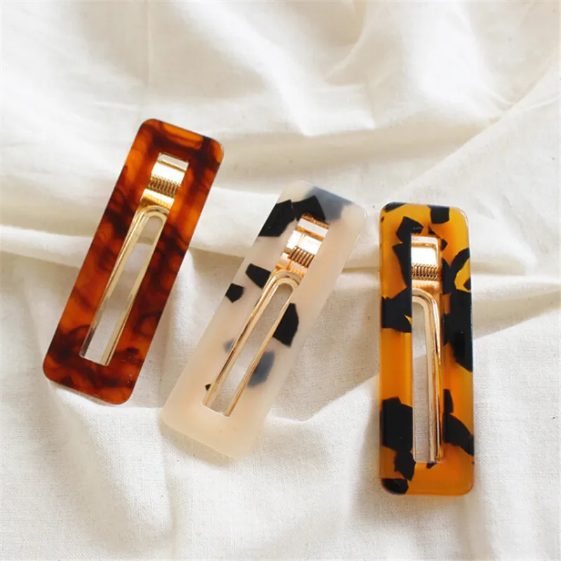 Для женщин Винтаж Leopard Заколки для волос лентой гребенчатые шпилька заколки