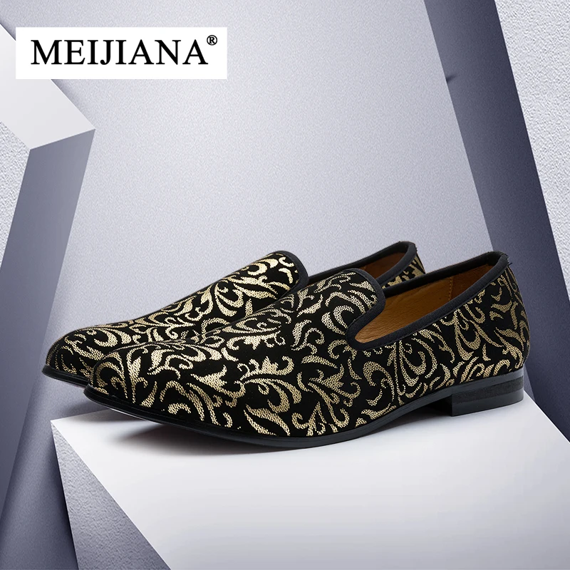 MEIJIANA Men's Loafers Shoes Non-Slip 2019 Fashion Luxury Casual Flat Wedding | Обувь