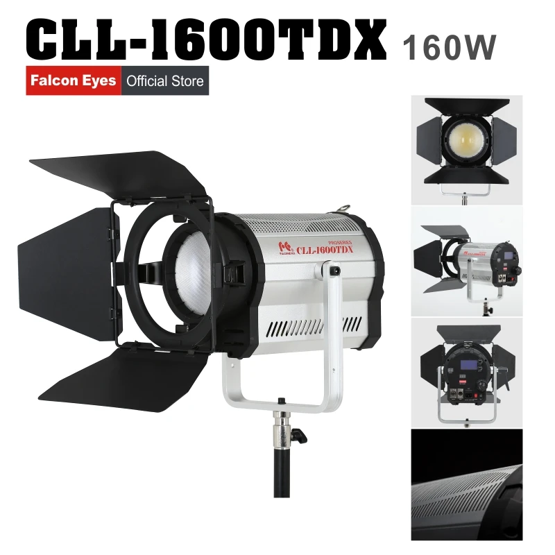 Falcon Eyes LED Spot Light Bi-Color 3000K-8000K With LCD&ampTouch Panel DMX System For Photo Studio Movie Lighting Free Shipping |